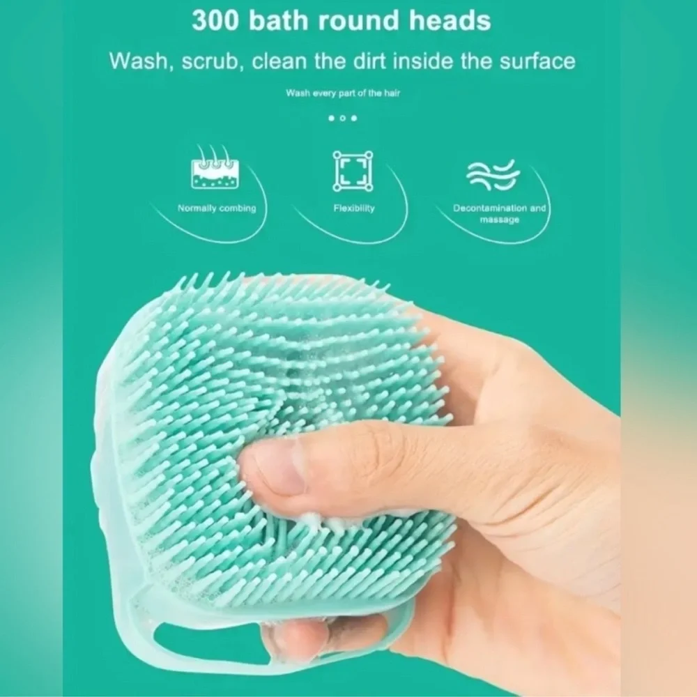❤️🐶 Soft Silicone Shampoo/ Grooming Pet Brush